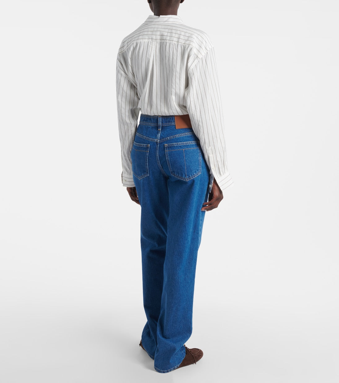 Tod's - High-rise straight jeans