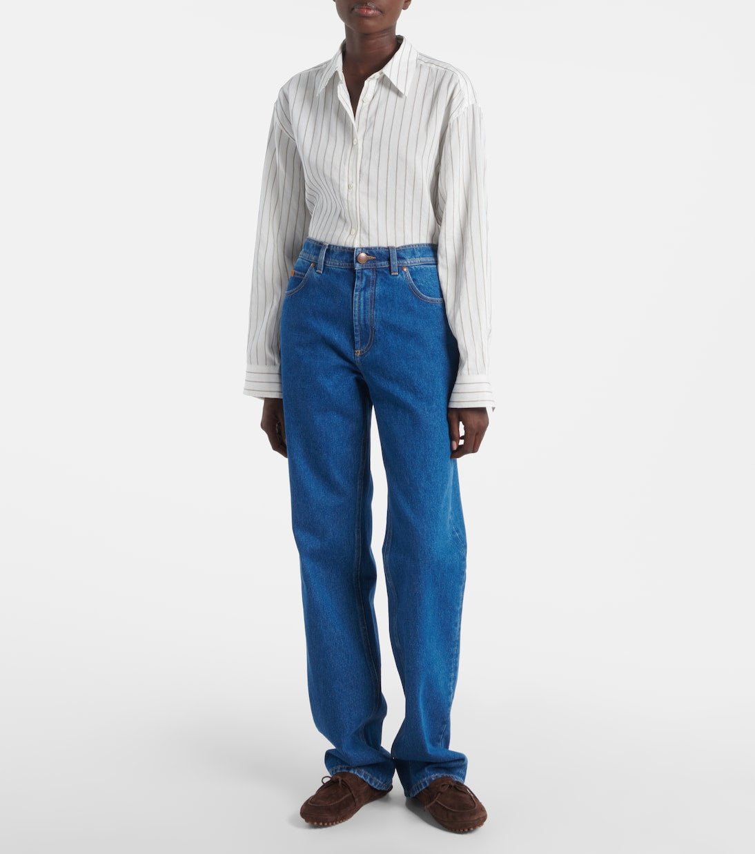 Tod's - High-rise straight jeans