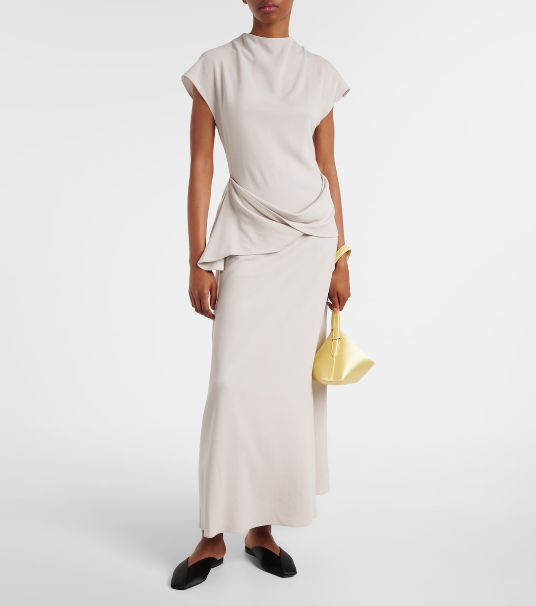 Tove - Draped woven maxi dress