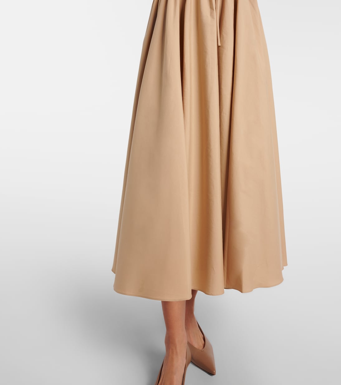 Tove - Ceres gathered cotton midi dress