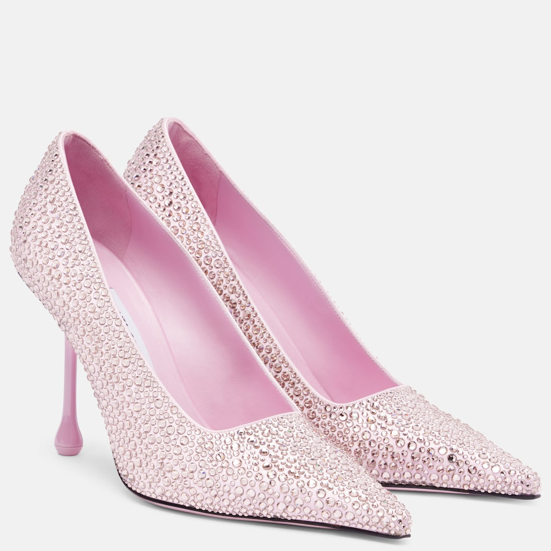 Jimmy Choo - Ixia 95 embellished satin pumps