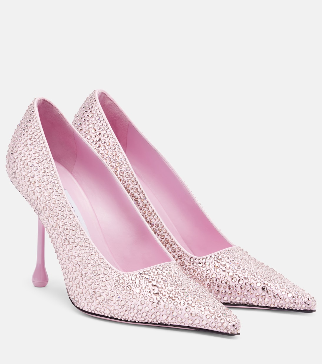 Jimmy Choo - Ixia 95 embellished satin pumps