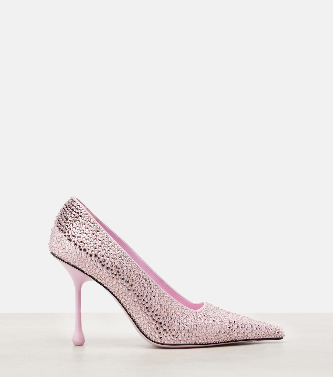 Jimmy Choo - Ixia 95 embellished satin pumps