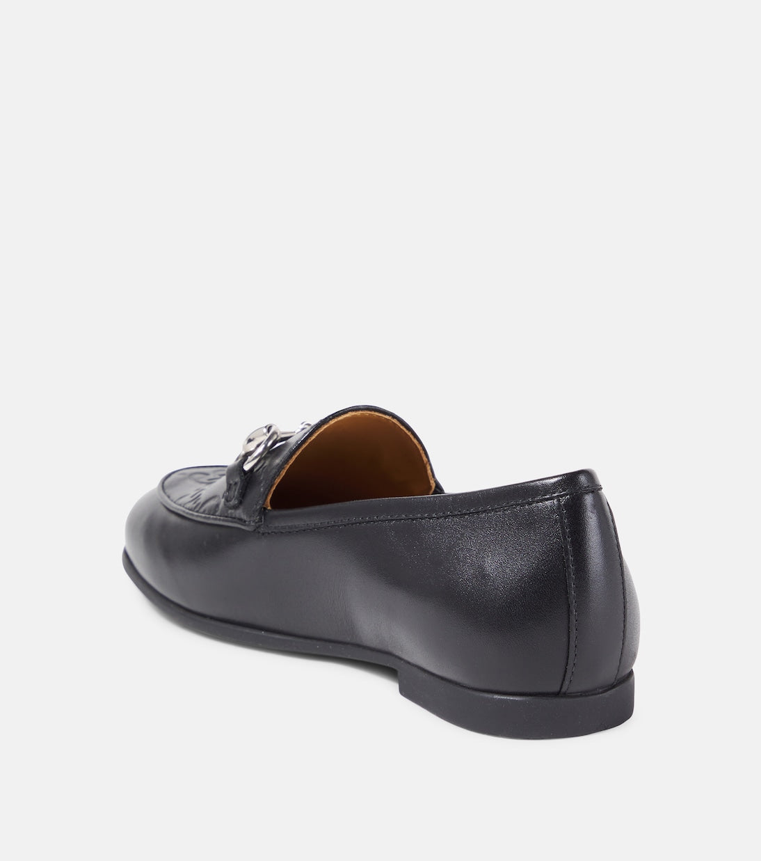 Gucci Kids - GG Horsebit leather loafers