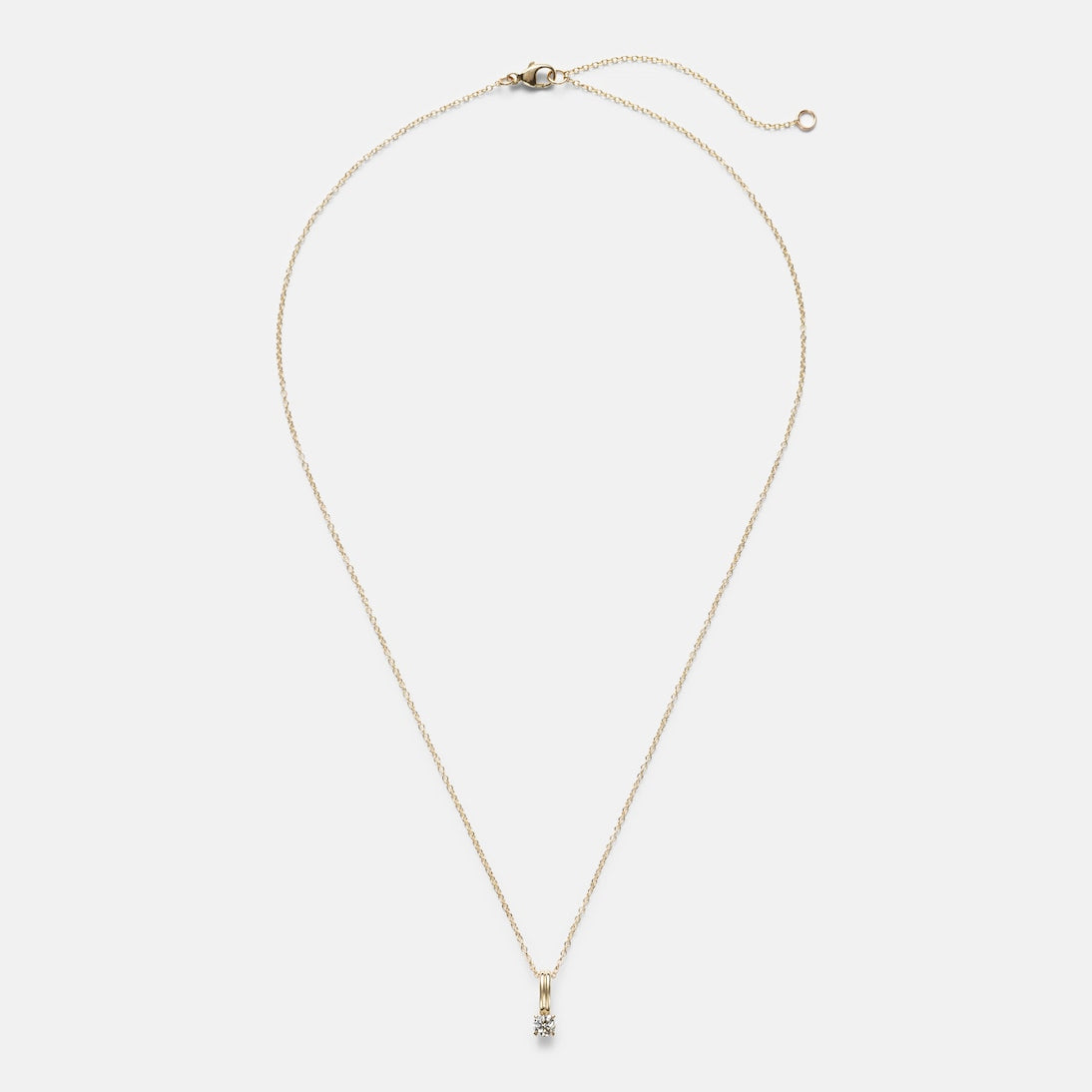 Stone and Strand - 14kt gold charm necklace with diamonds