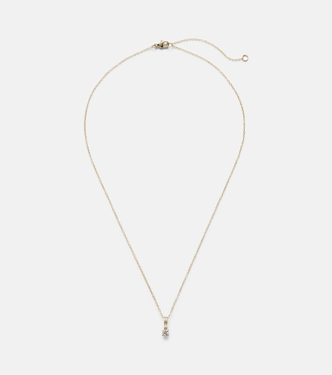 Stone and Strand - 14kt gold charm necklace with diamonds