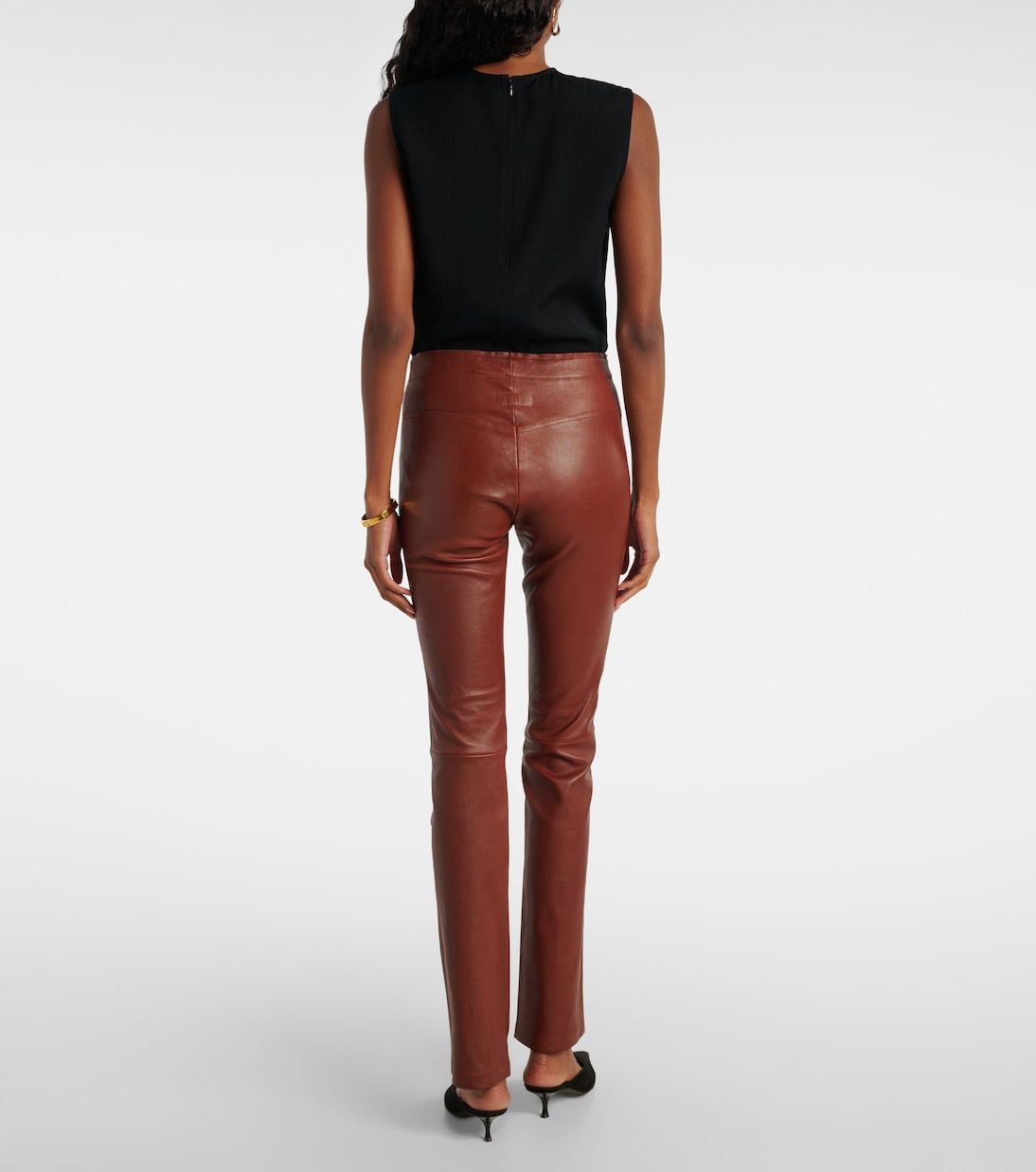 Stouls - JP Long leather flared pants