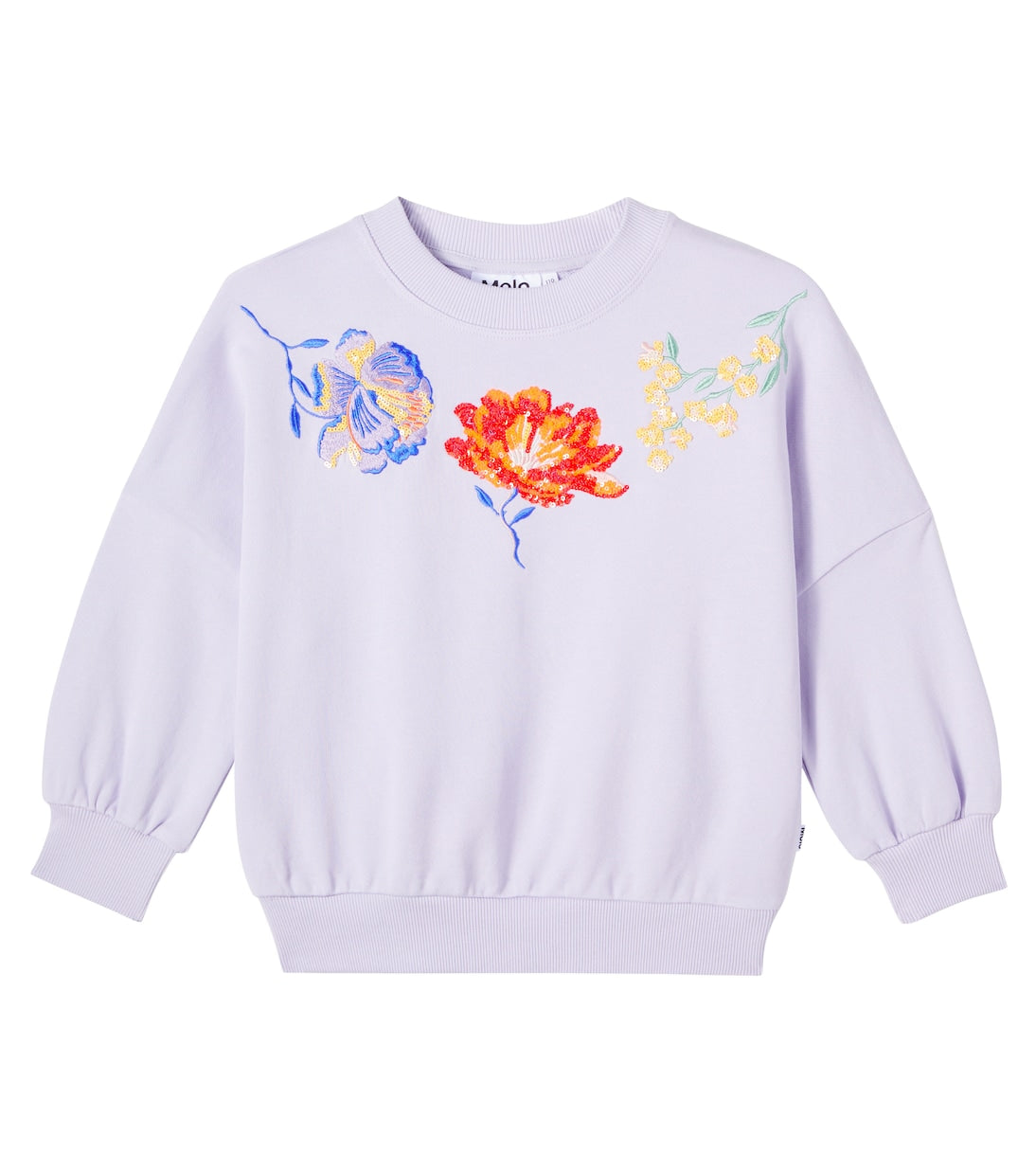 Molo - Marika floral cotton jersey sweatshirt