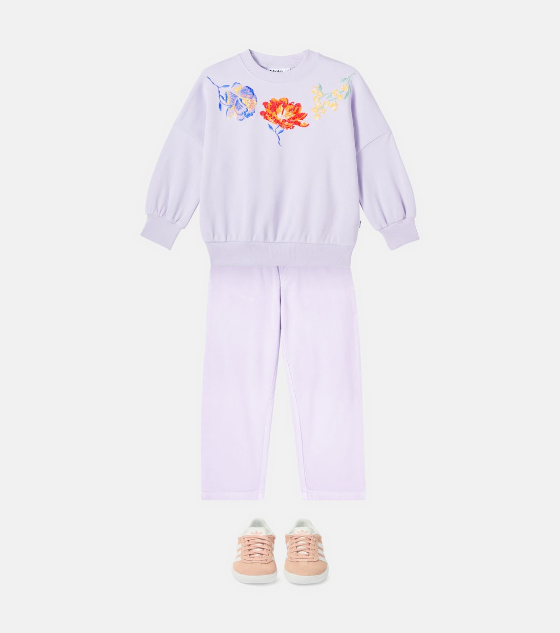 Molo - Marika floral cotton jersey sweatshirt