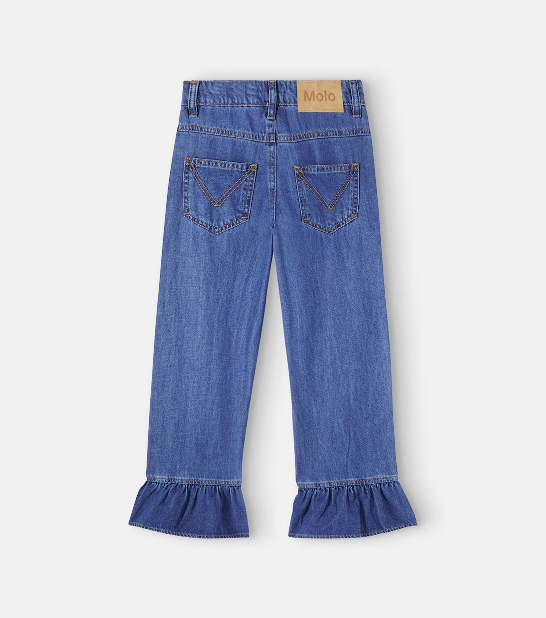 Molo - Amara ruffled straight jeans