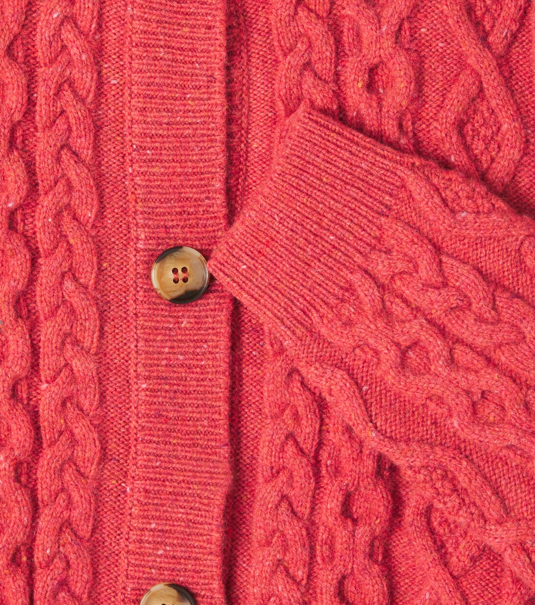Bebe Organic - Lalisa cable-knit wool-blend cardigan