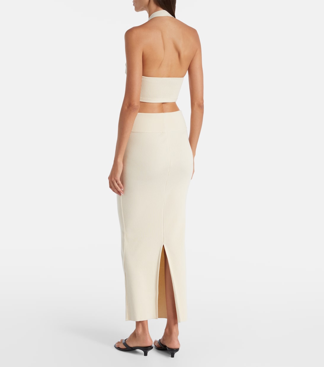 Wardrobe.NYC - Knitted cotton column skirt