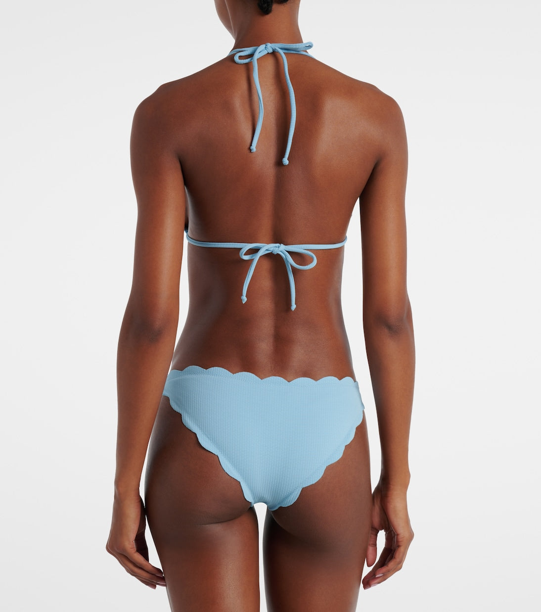 Marysia - Antibes scalloped bikini bottoms