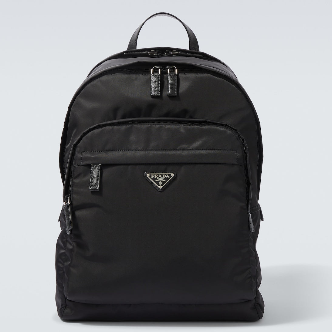 Prada - Re-Nylon leather-trimmed backpack