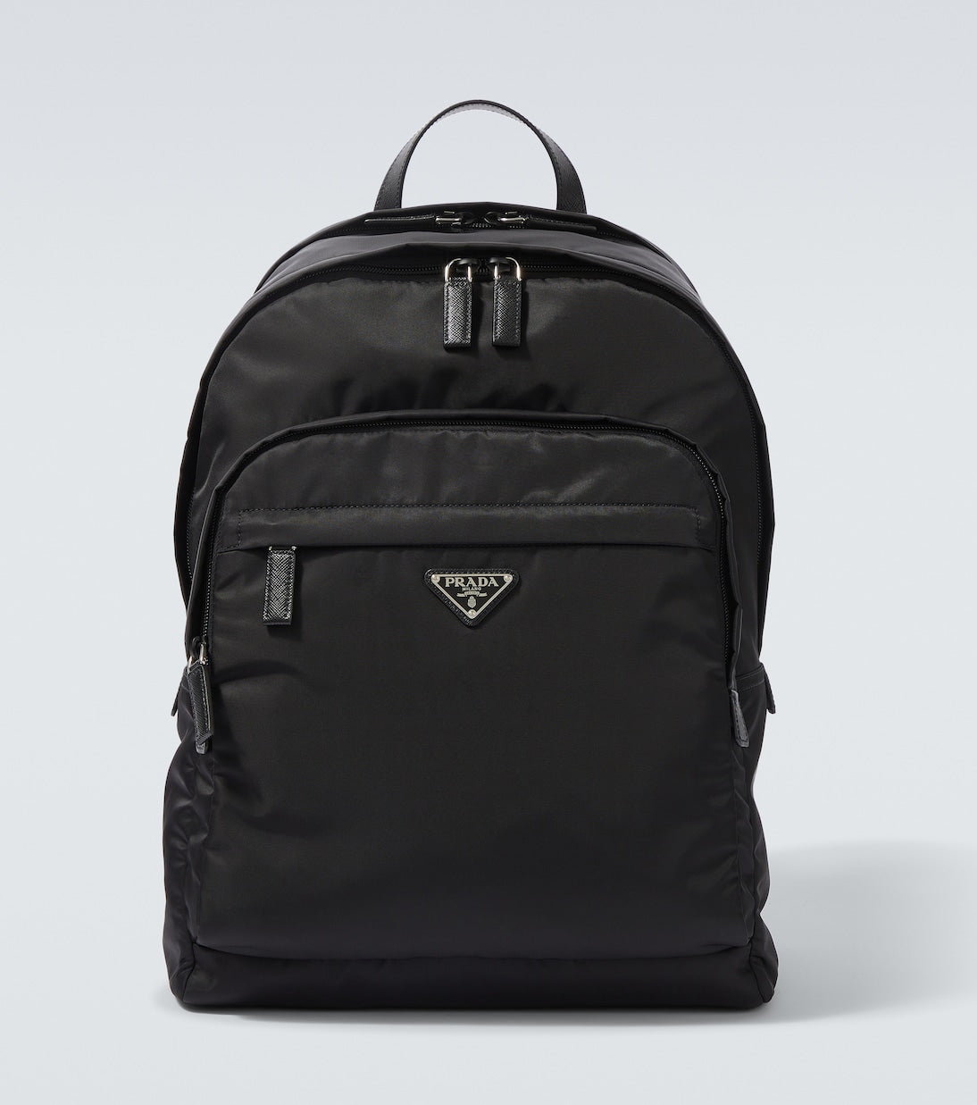 Prada - Re-Nylon leather-trimmed backpack
