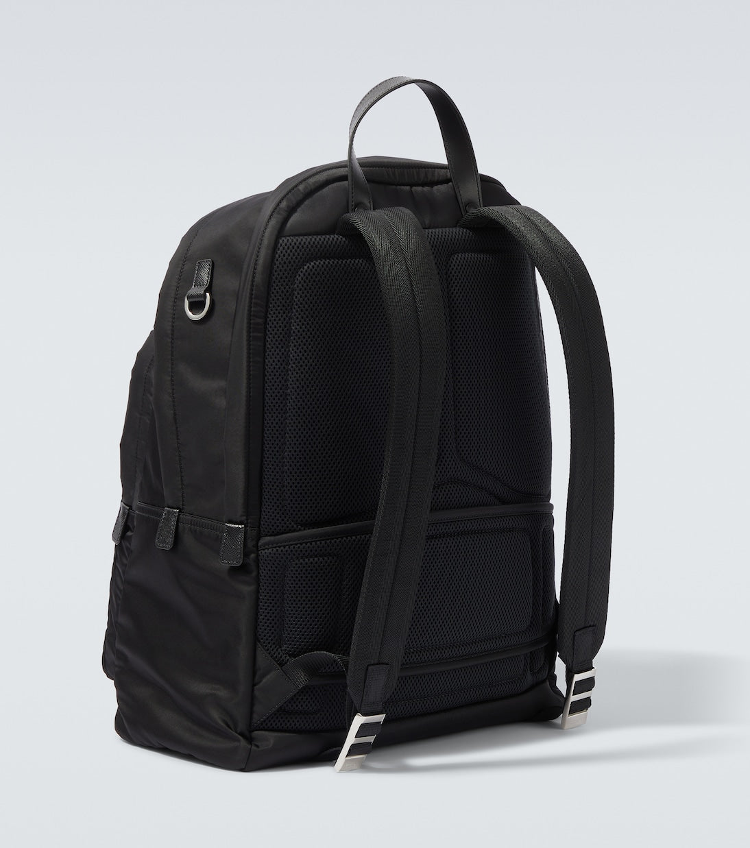 Prada - Re-Nylon leather-trimmed backpack