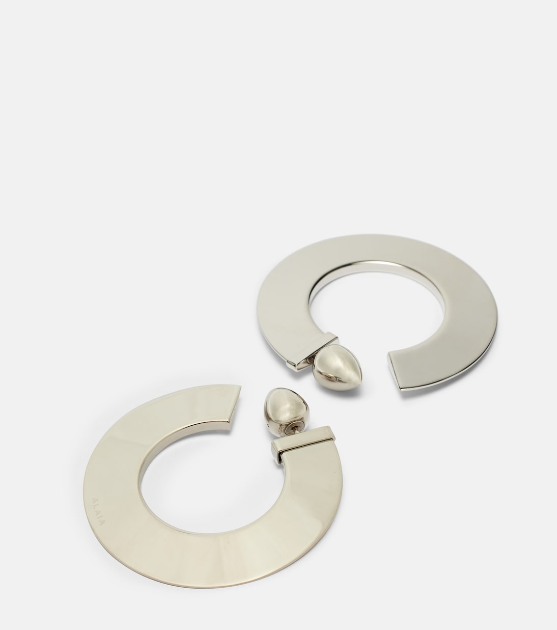 Alaïa - Blade hoop earrings