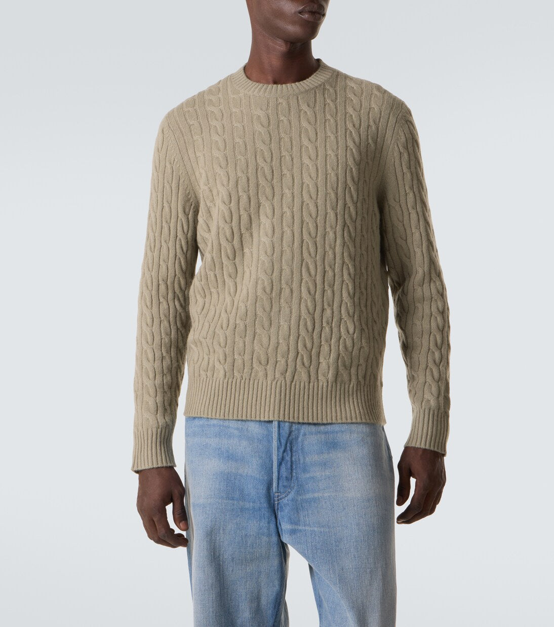 Arch4 - Duke Street cable-knit cashmere sweater