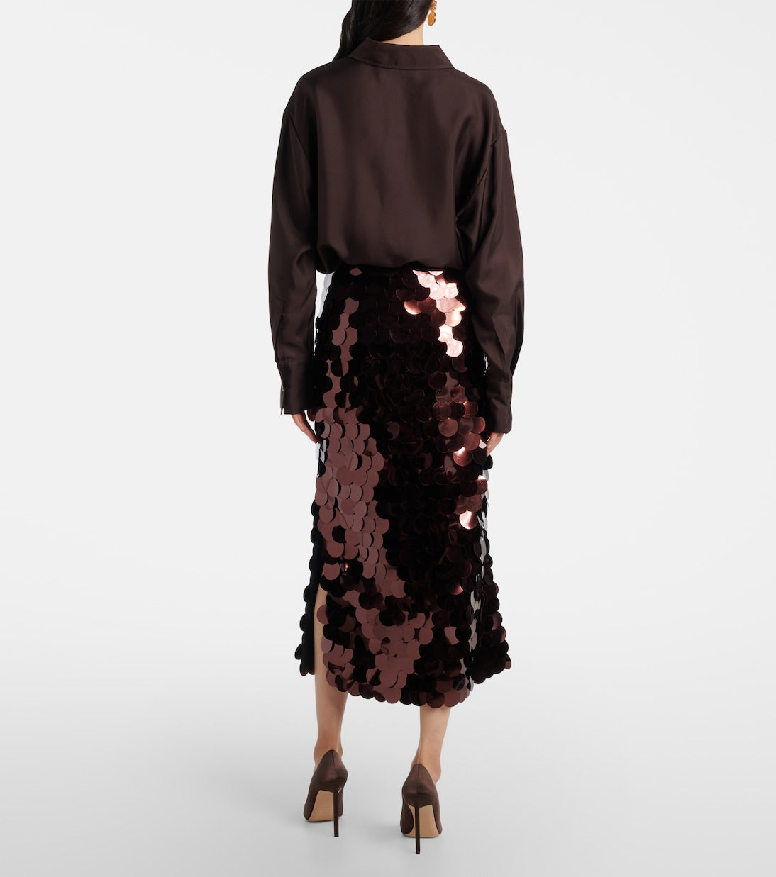 Roksanda - Sequined midi skirt