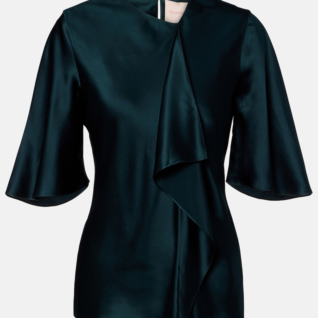 Roksanda - Naiara draped silk satin top