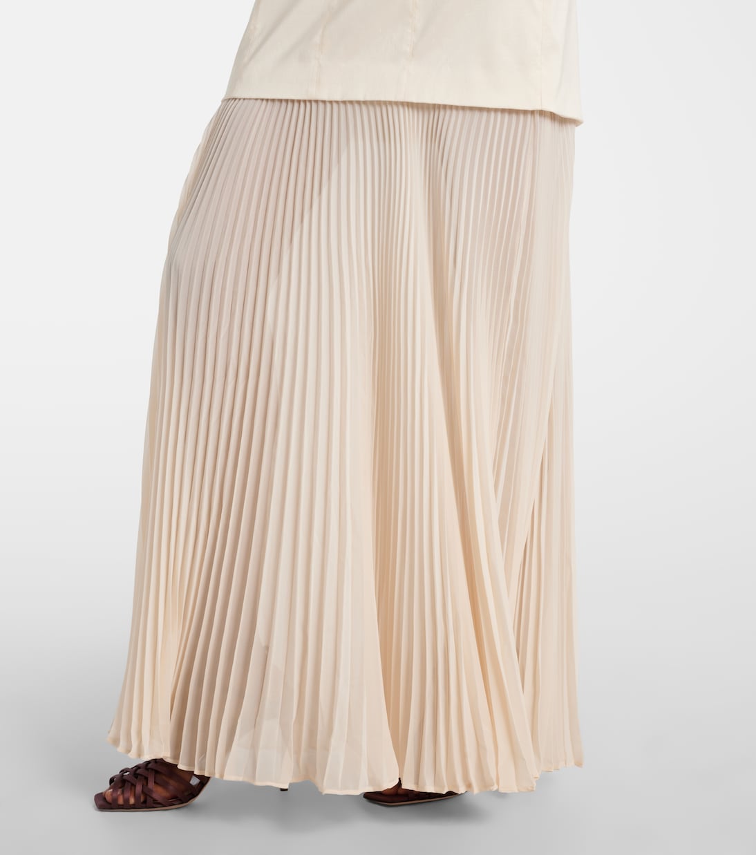 Rebecca Vallance - Bailey belted pleated maxi dress