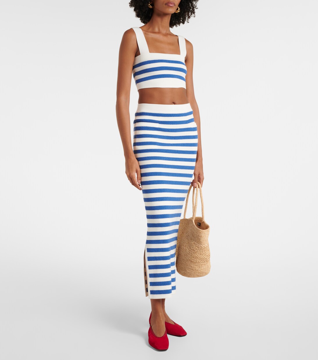 Posse - Ari striped crop top