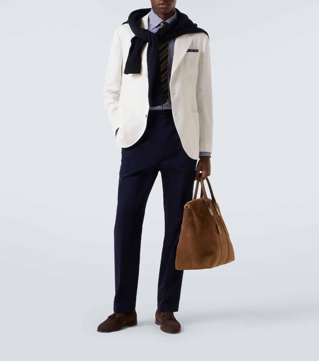 Dunhill - Cotton-blend tapered pants