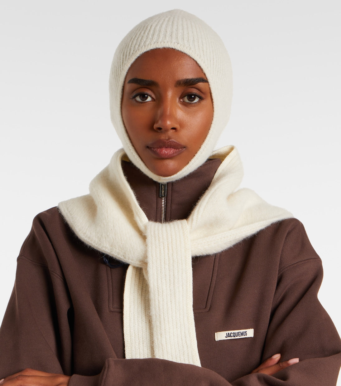 Jacquemus - Gros Grain alpaca-blend hood