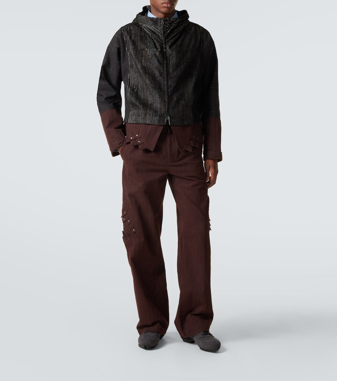 Kiko Kostadinov - Estike hooded silk-blend jacket