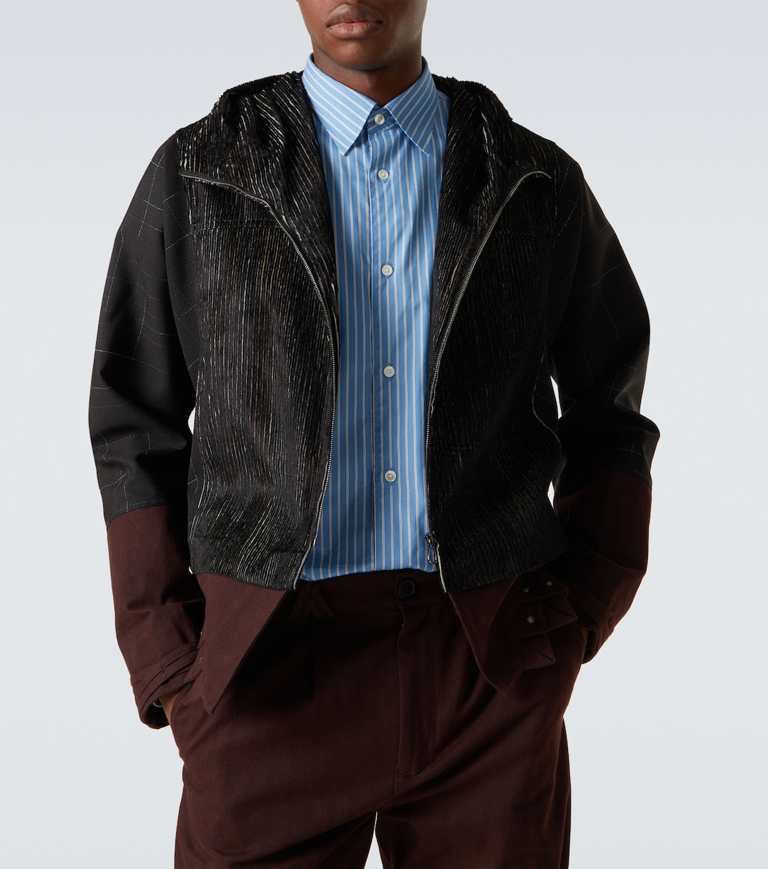 Kiko Kostadinov - Estike hooded silk-blend jacket