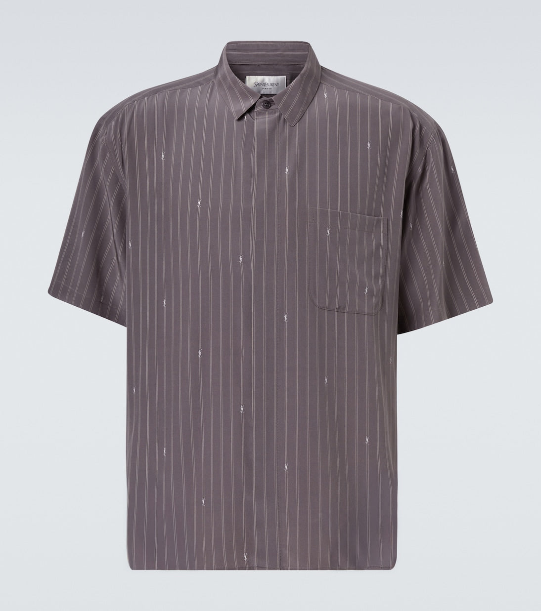 Saint Laurent - Cassandre silk crêpe de chine shirt
