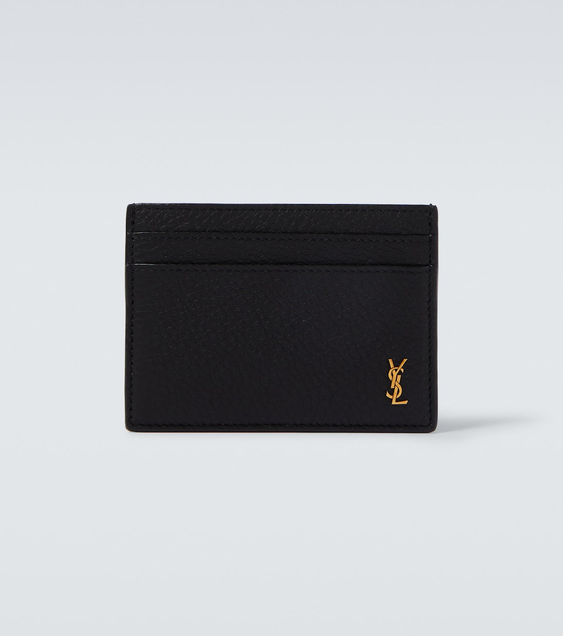 Saint Laurent - Tiny Cassandre leather card holder