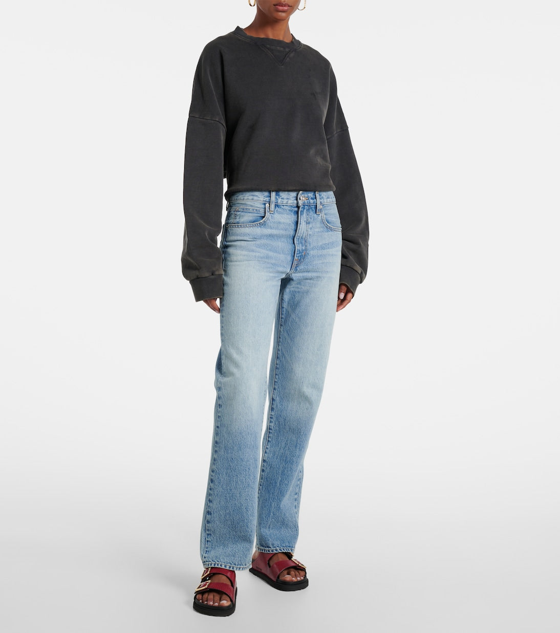 SLVRLAKE - Kendra high-rise straight jeans