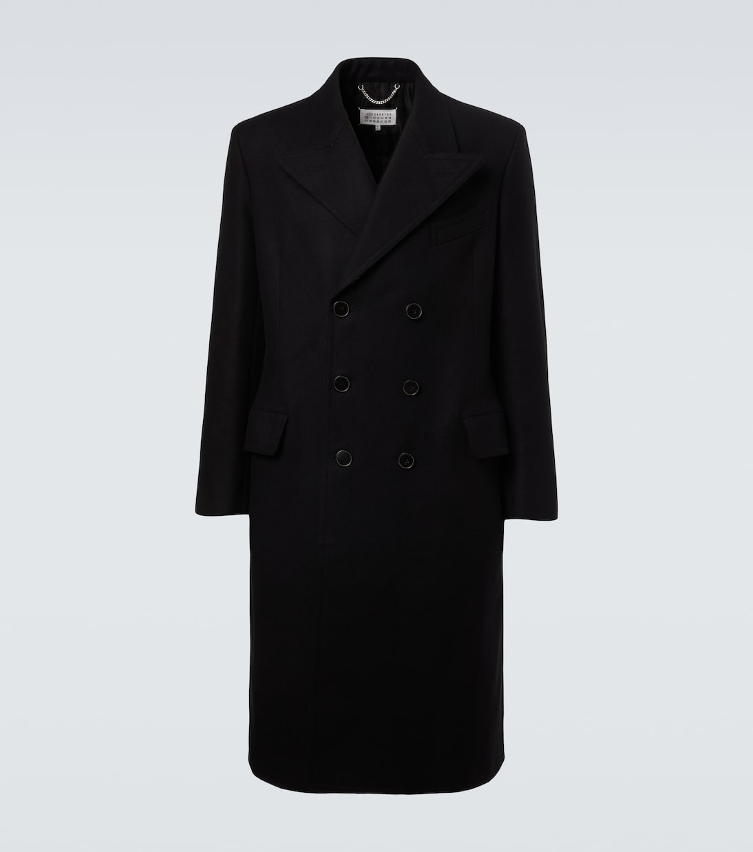Maison Margiela - Double-breasted virgin wool coat