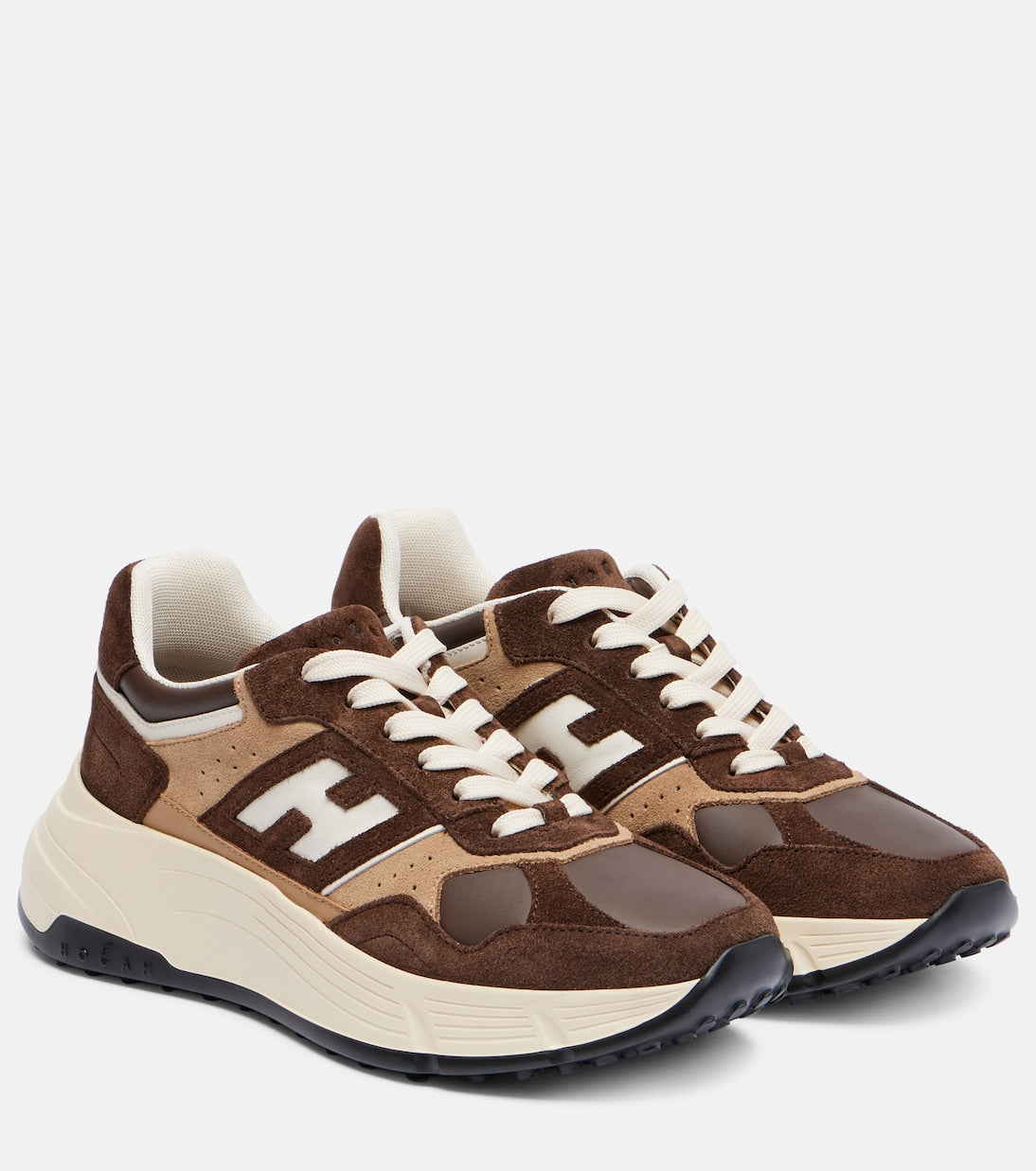 Hogan - H669 suede and leather sneakers