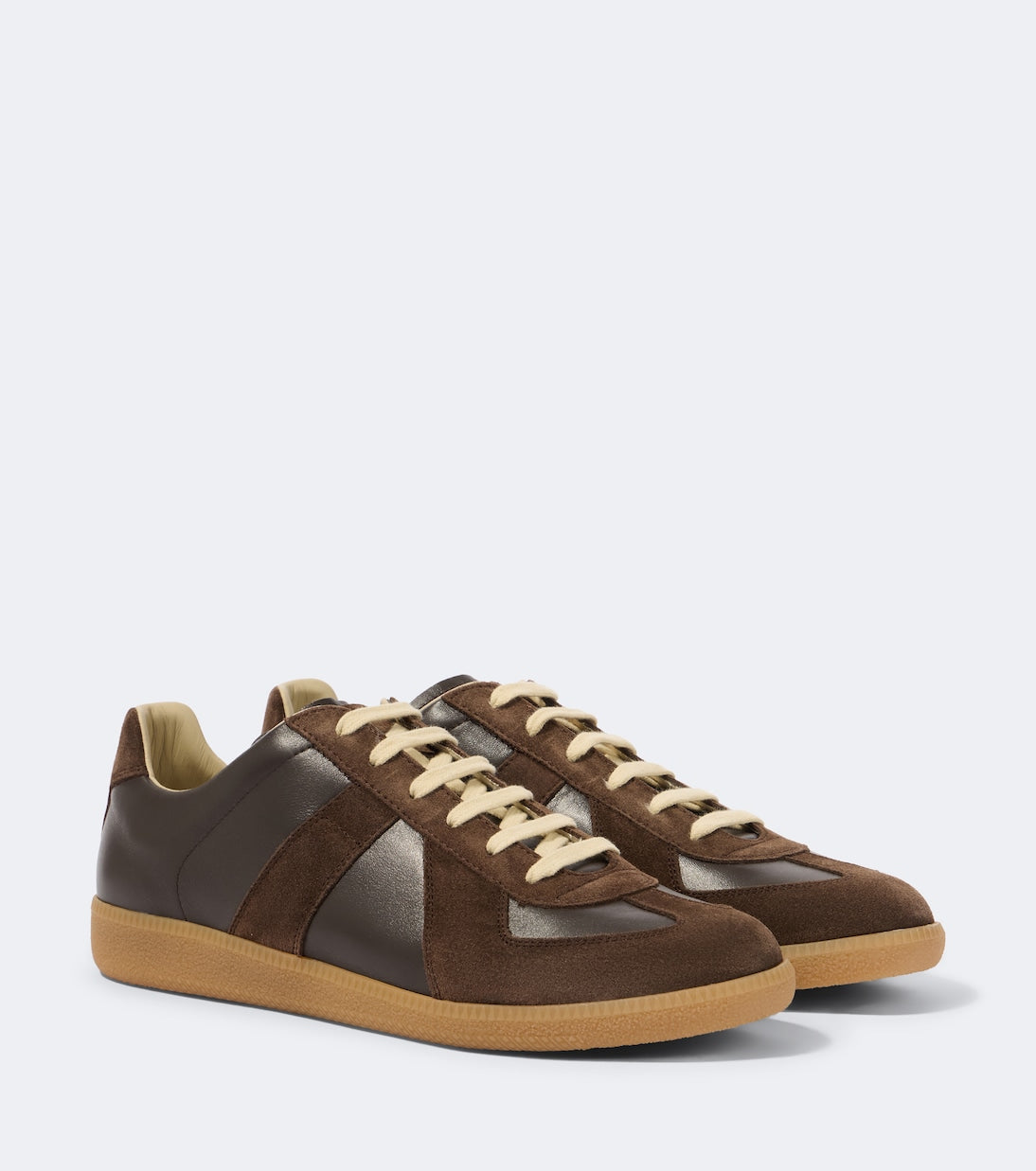 Maison Margiela - Replica leather and suede sneakers