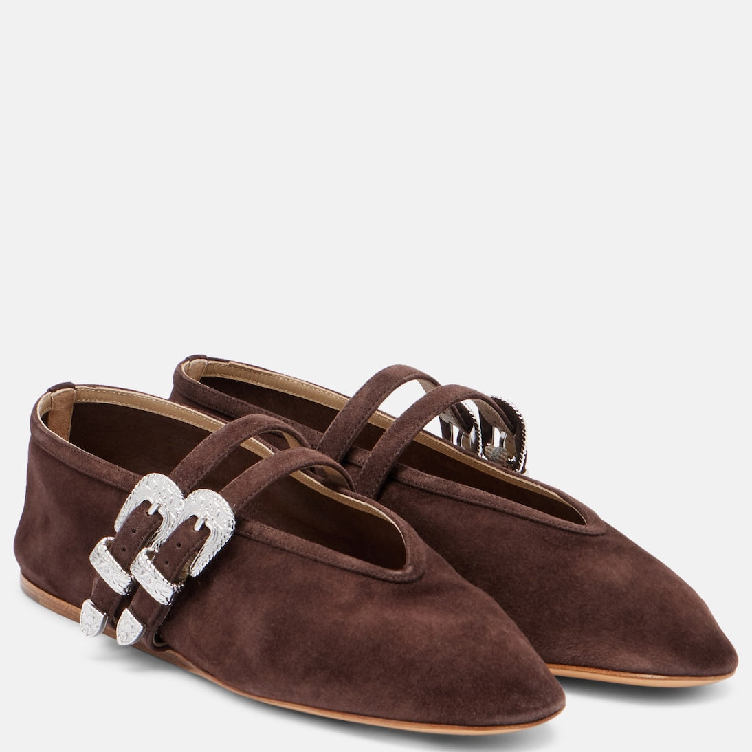 Le Monde Béryl - Claudia suede ballet flats