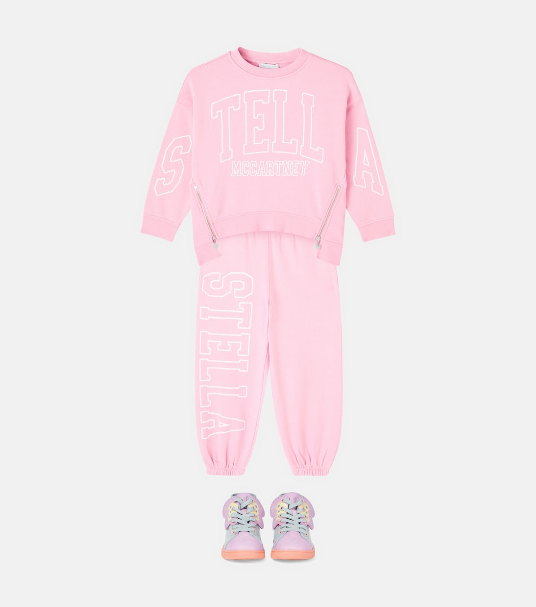 Stella McCartney Kids - Logo cotton jersey tracksuit