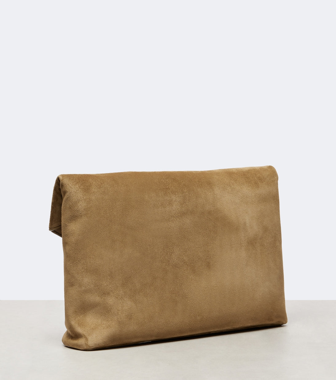 Saint Laurent - Cassandre Large suede clutch