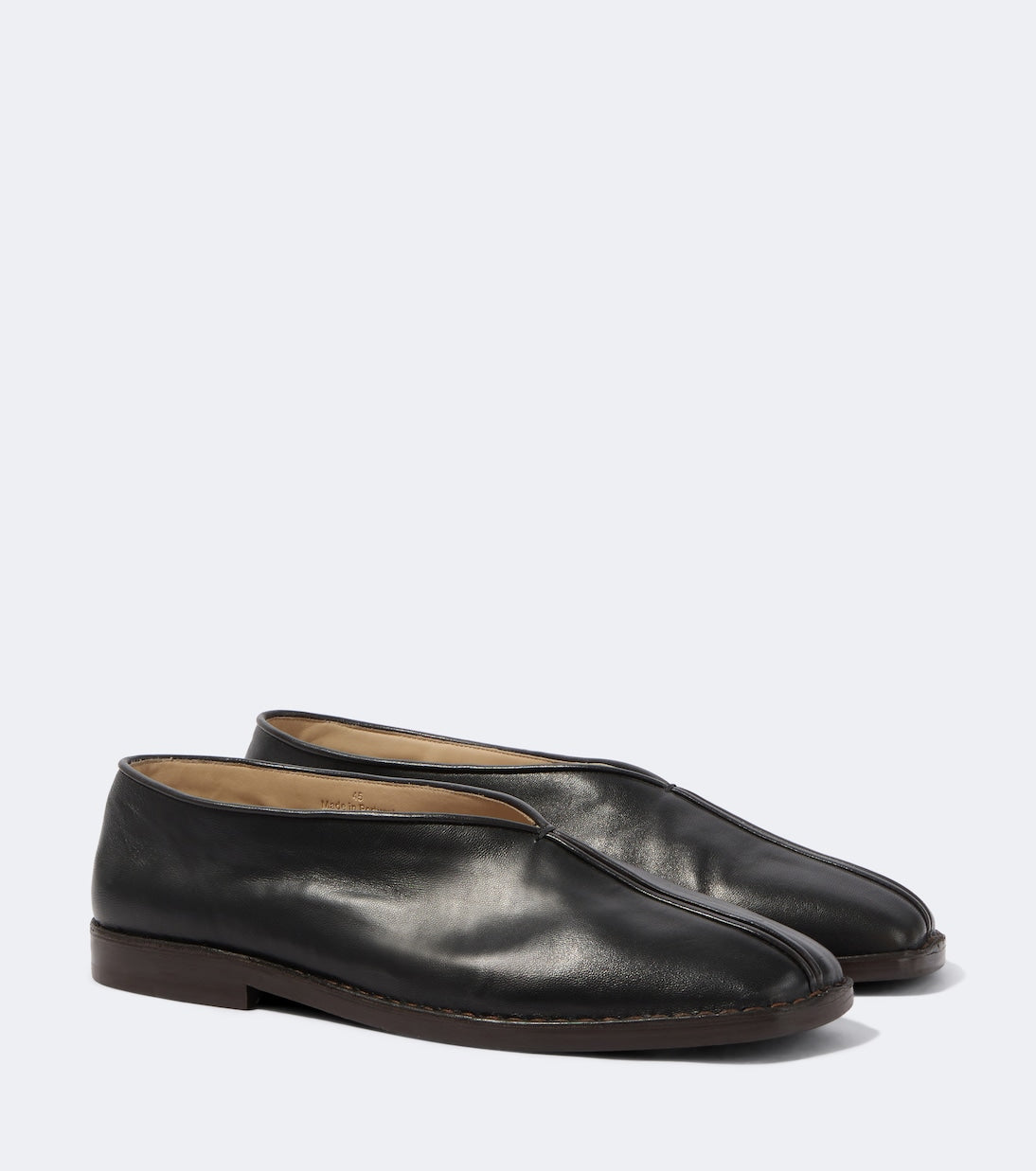 Lemaire - Leather slip-on shoes