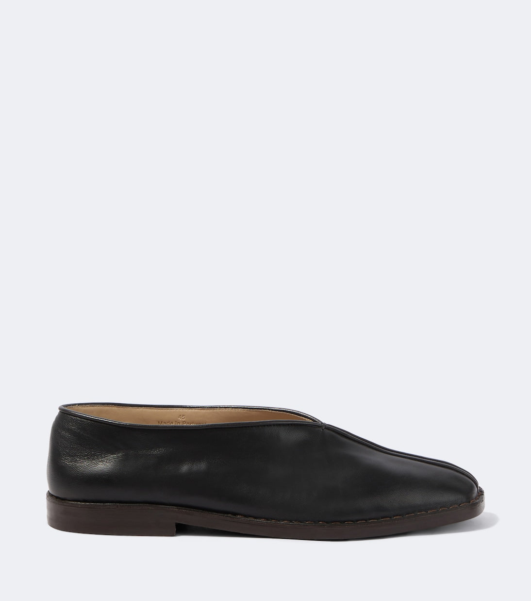 Lemaire - Leather slip-on shoes