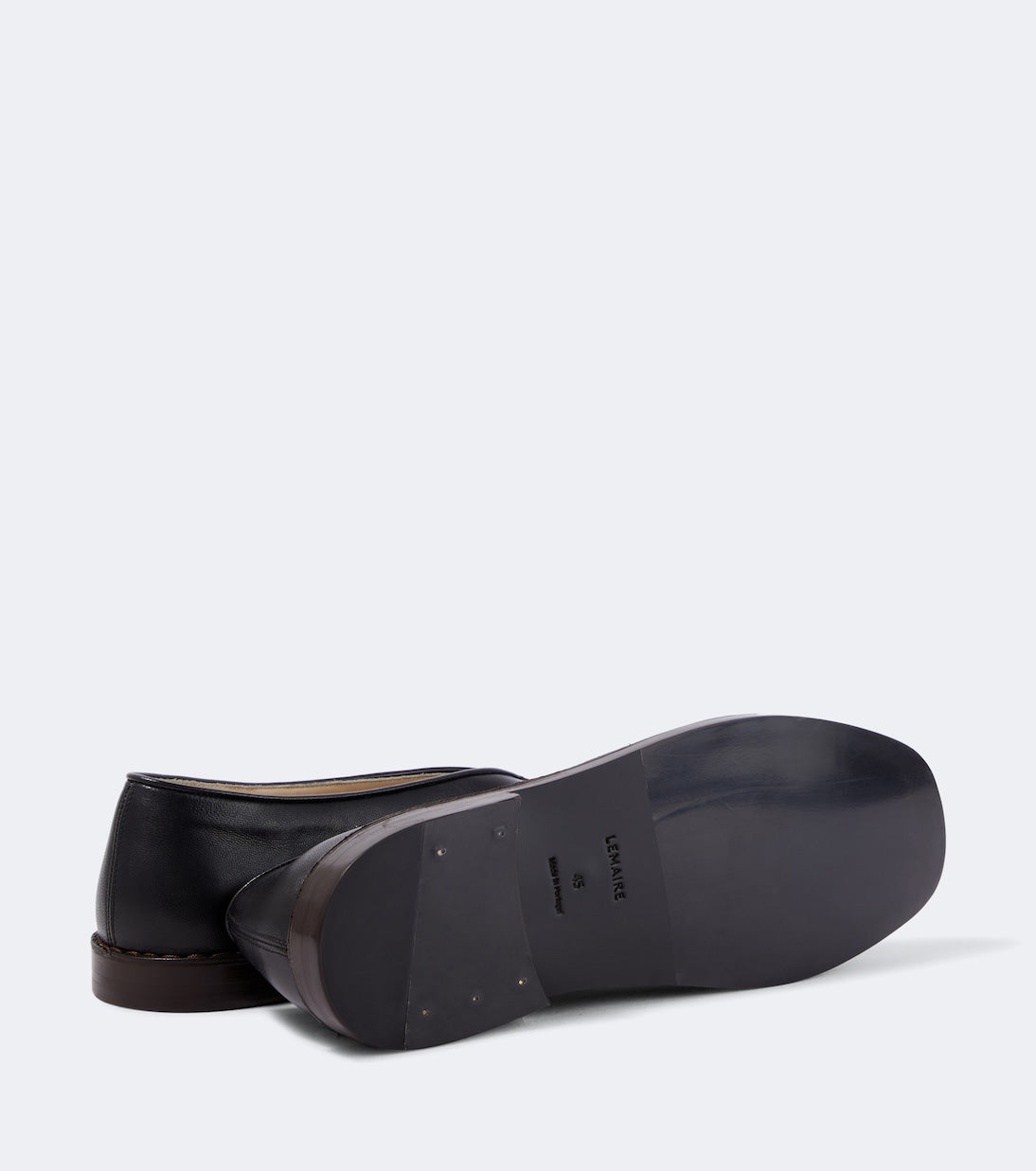 Lemaire - Leather slip-on shoes