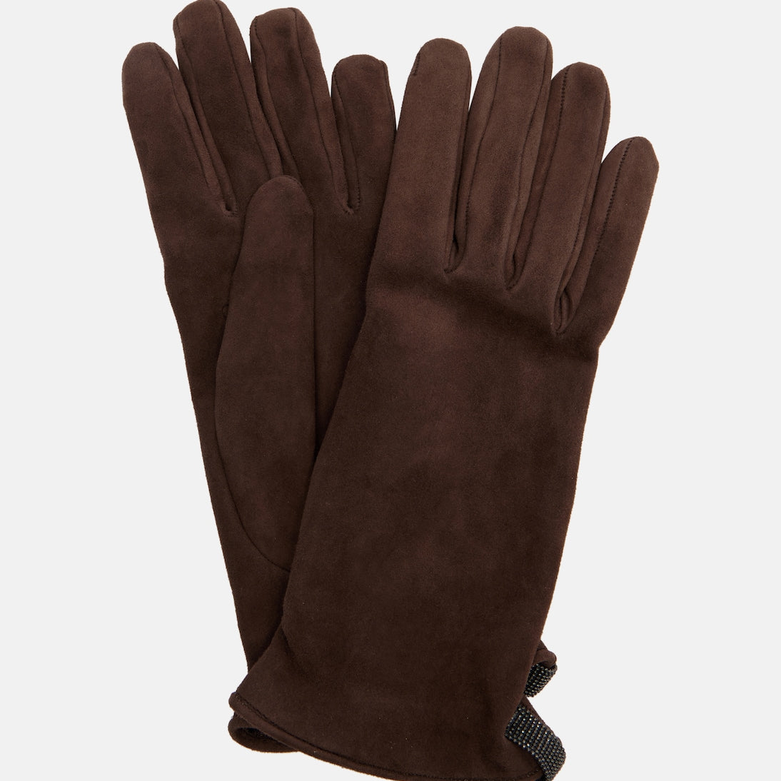 Brunello Cucinelli - Monili suede gloves