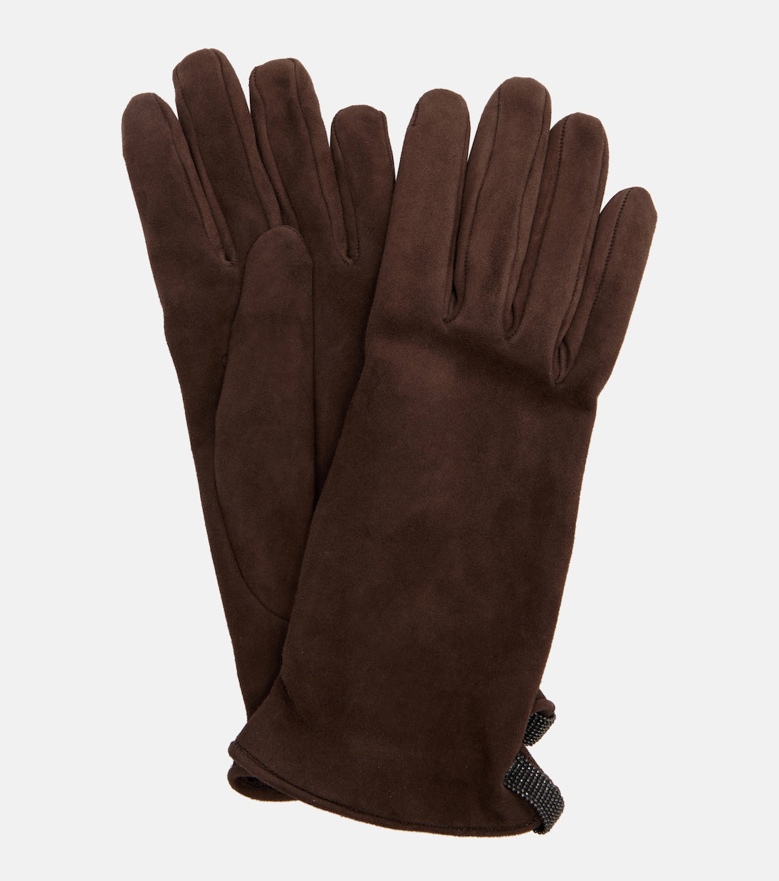 Brunello Cucinelli - Monili suede gloves