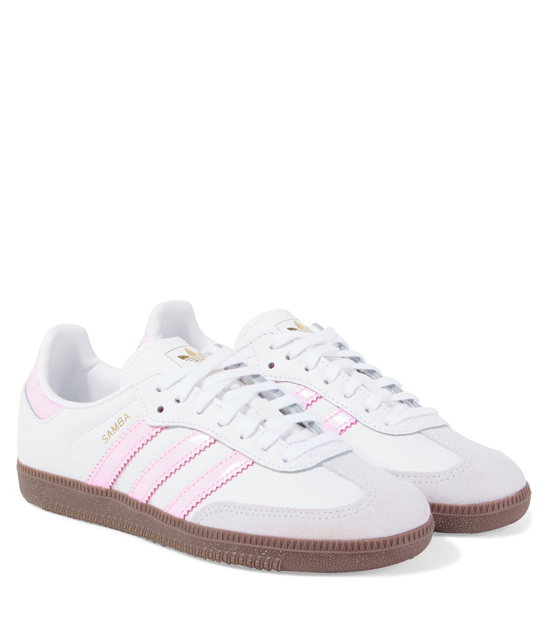 Adidas Originals Kids - Samba suede and leather sneakers