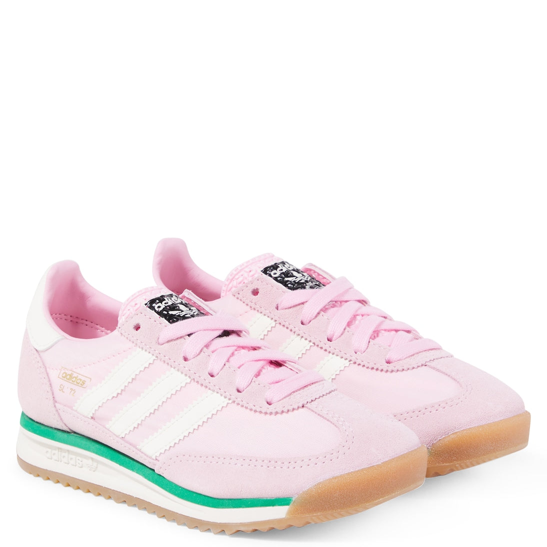 Adidas Originals Kids - SL 72 RS suede-trimmed sneakers