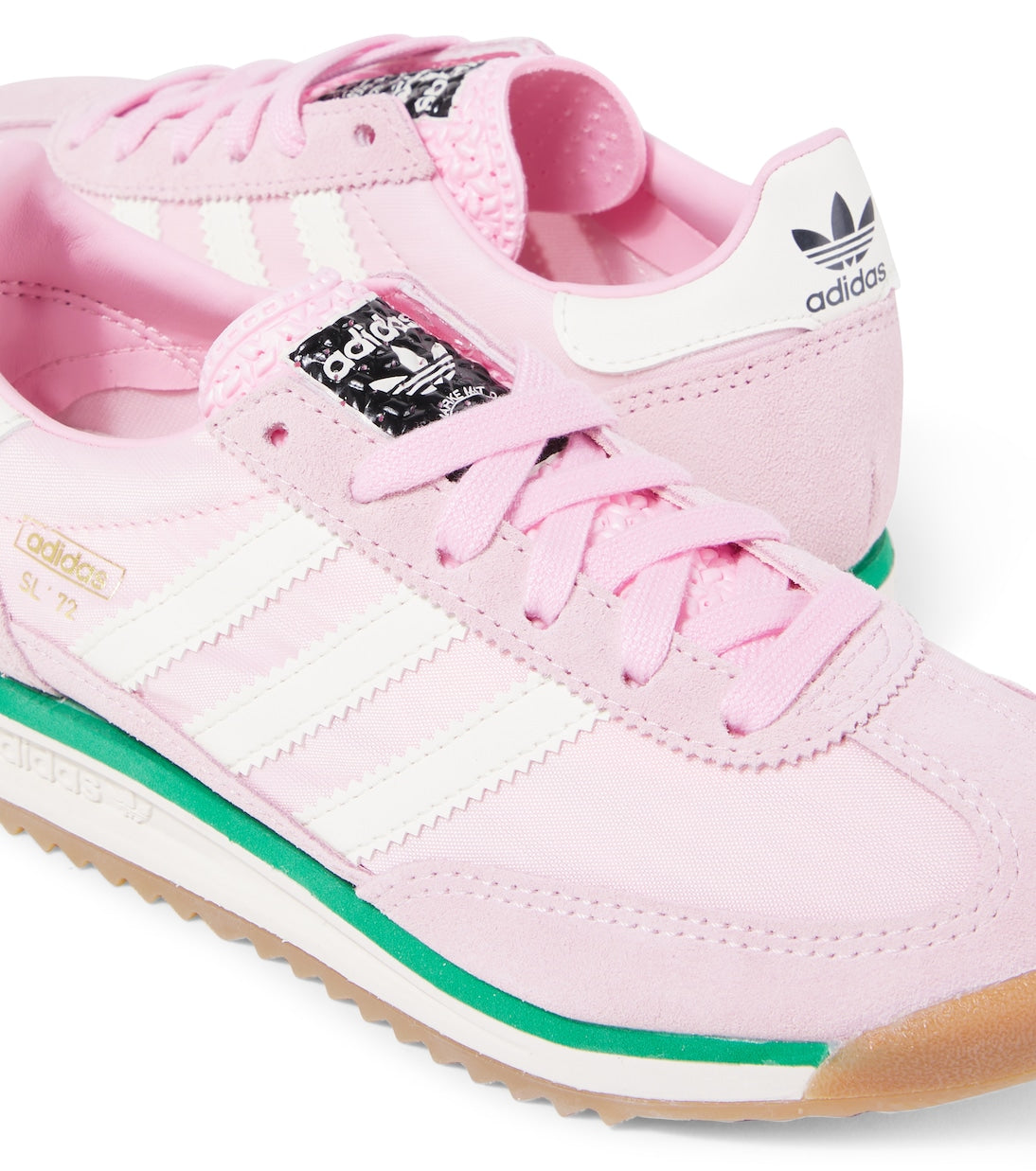 Adidas Originals Kids - SL 72 RS suede-trimmed sneakers