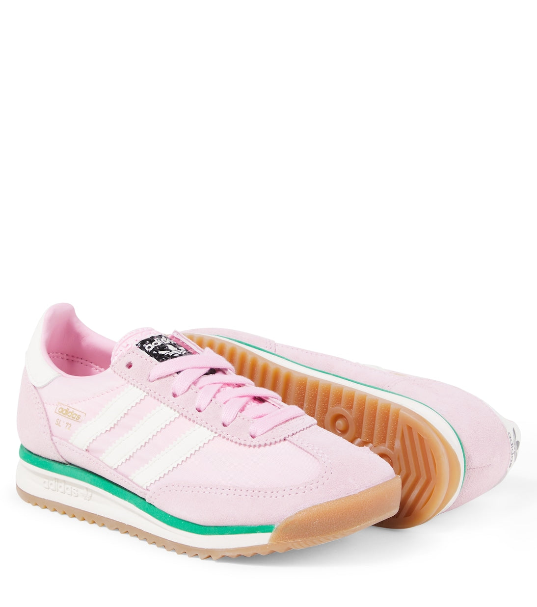 Adidas Originals Kids - SL 72 RS suede-trimmed sneakers