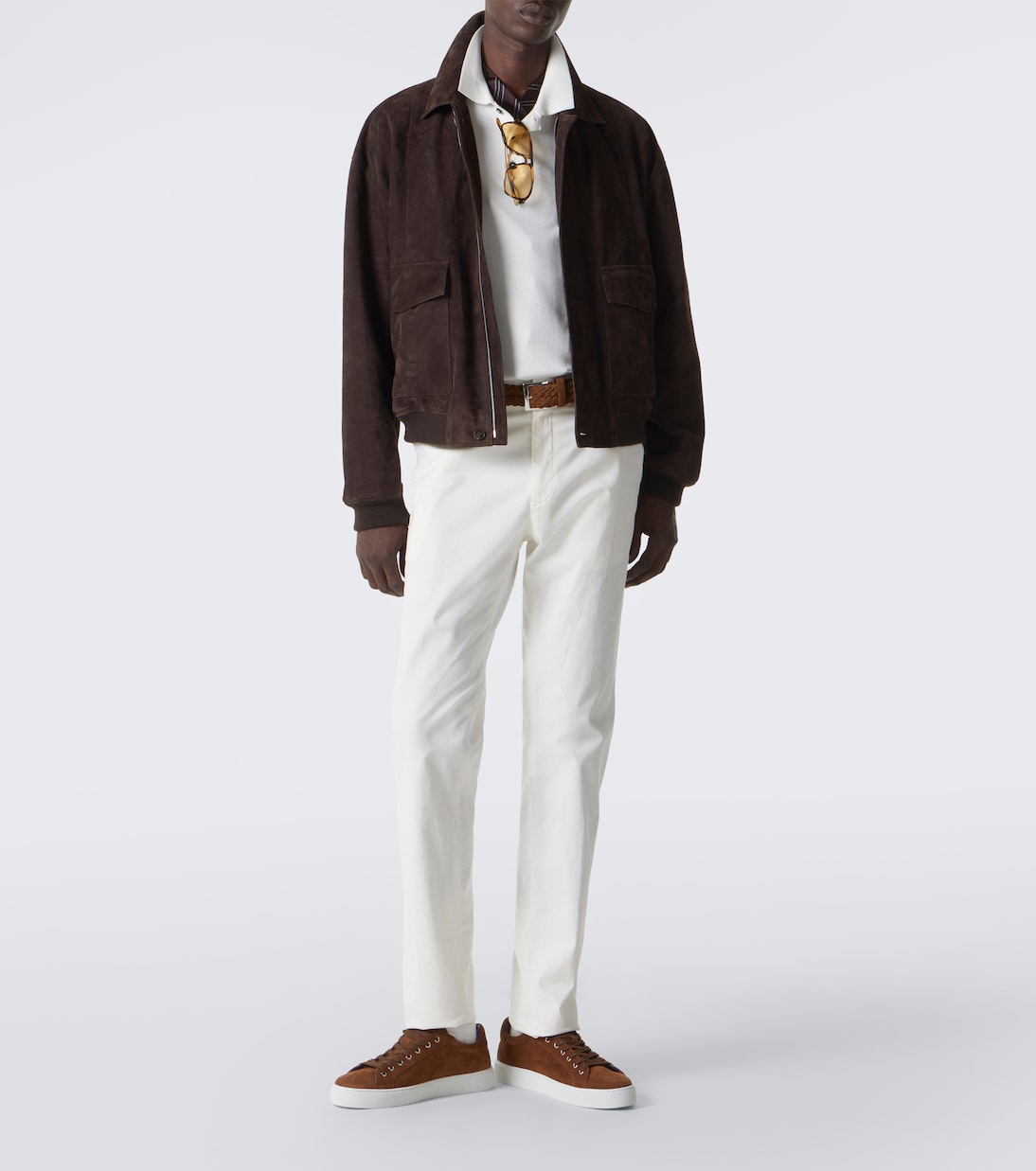 Ralph Lauren Purple Label - Suede sneakers