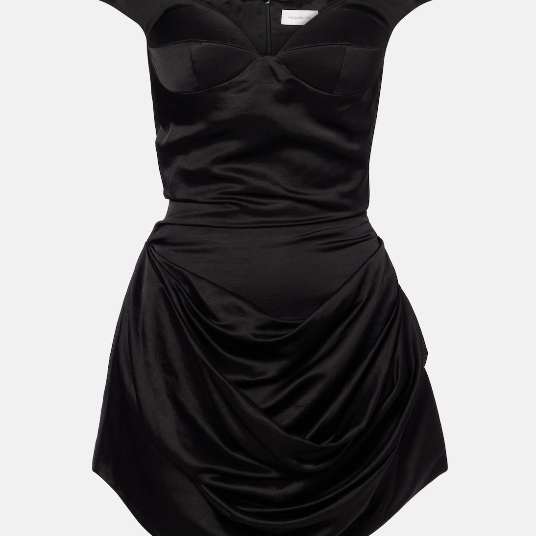 Magda Butrym - Ruched off-shoulder bustier dress